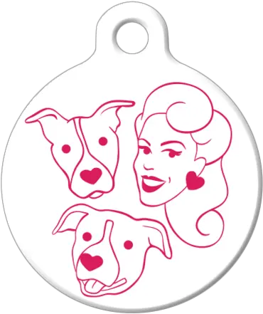 Pfpb Pink Logo Pinups For Pitbulls Png Pink Dog Logo