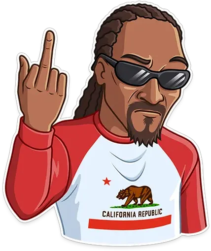 Telegram Sticker Sticker De Snoop Dogg Png Snoop Dogg Transparent