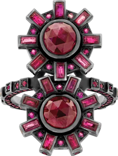 Cog Ring Ruby U2013 Solange Azagury Partridge Solid Png Cog Png