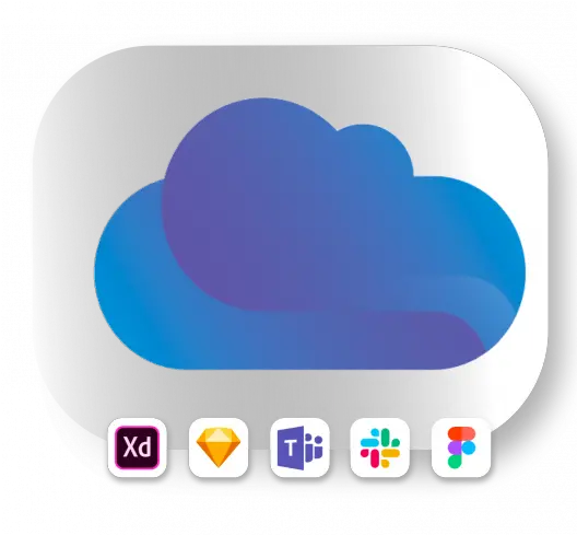 Axure Rp 9 Prototypes Specifications And Diagrams In One Color Gradient Png Blue Cloud Logos