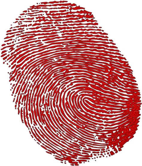 Fingerprint Transparent Red Picture 1068817 Red Finger Print Png Thumb Print Png
