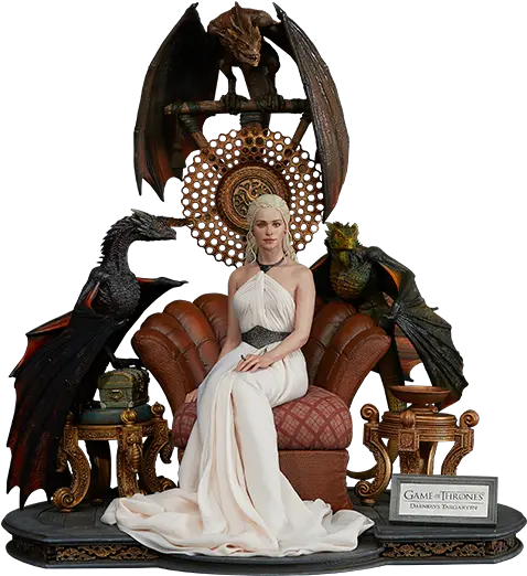 Daenerys Targaryen Mother Of Dragons Statue Game Of Thrones Statues Png Targaryen Png