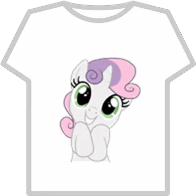 Sweetie Belle Transparent T Shirts Roblox Kawaii Png Belle Transparent