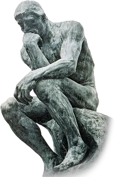 Rodin The Thinker Thinker Statue Png The Thinker Png