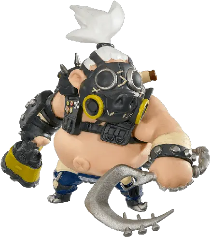 Download Hd Cute But Deadly Roadhog Roadhog Figure Png Roadhog Png