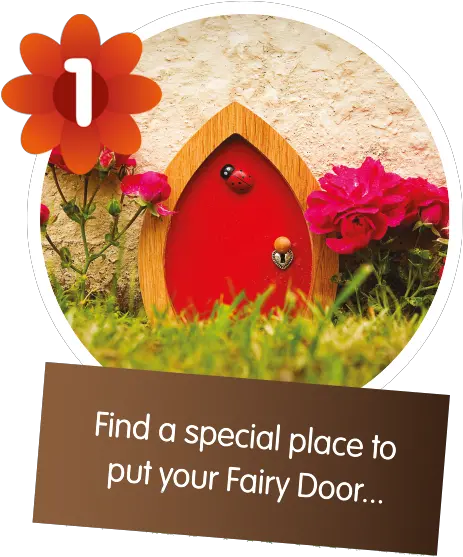 Order Pink Toadstool Purple Fairy Door With Star Key And Decoration Png Magic Dust Png