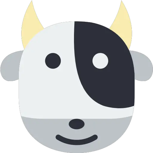 Cow Free Smileys Icons Cartoon Png Cow Emoji Png