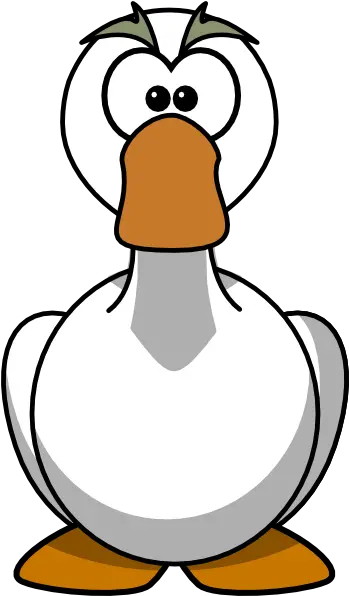 Angry Goose Transparent Png Cartoon Goose Clipart Goose Transparent