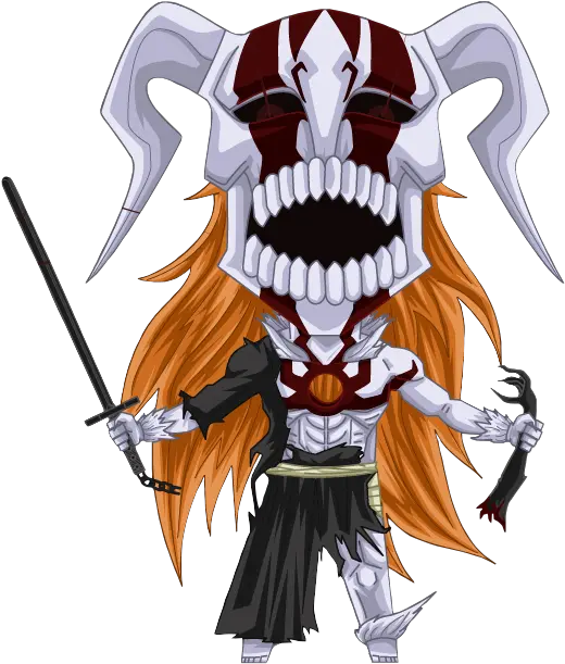Chibi Ichigo Vasto Lorde Hollow Bleach Ichigo Vasto Lorde Chibi Png Bleach Png