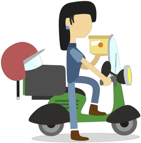 Transparent Png Svg Vector File Delivery Woman Png Delivery Png