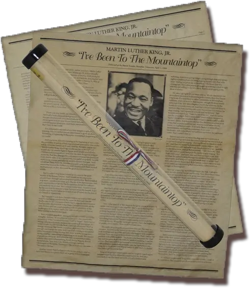 Martin Luther King Jr Newsprint Png Martin Luther King Jr Png