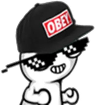 Snapiyy Twitter Fsjal Mlg Png Obey Hat Transparent