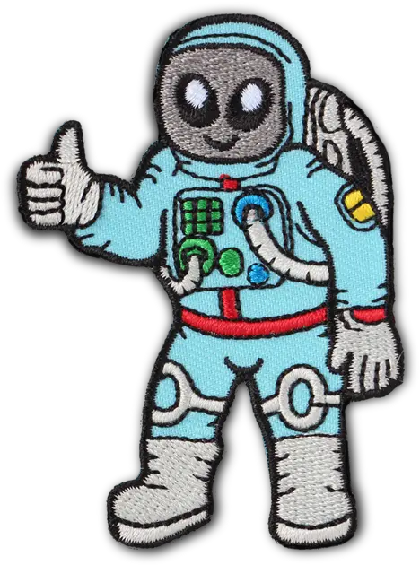 Download Hd The Alien Astronaut Patch Astronaut Patch Png Alien Transparent