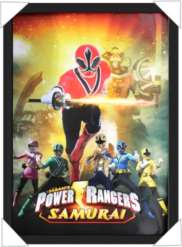 253 Power Rangers Power Rangers Samurai Poster Png Red Power Ranger Png