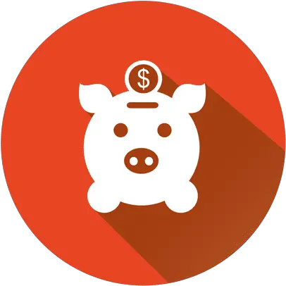 Pig Bank Circle Icon Love Accounting Png Piggy Bank Transparent Background