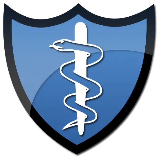 Medical Serpent Symbol Shield Cross Sword Shield Logo Blue Medical Shield Logo Png Sword Logo