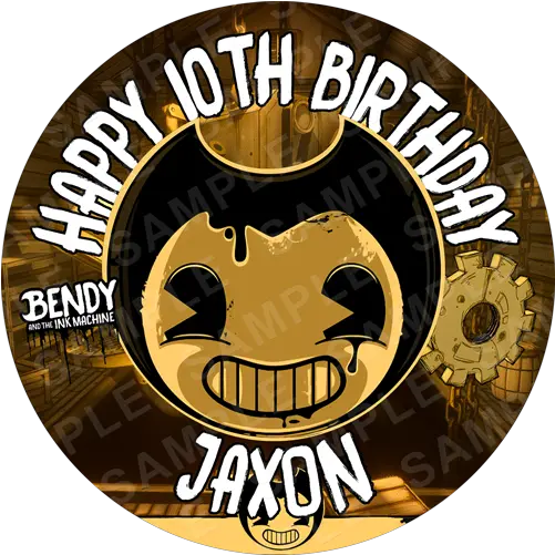 Bendy And The Ink Machine Archives Edible Cake Toppers Happy Png Bendy And The Ink Machine Icon