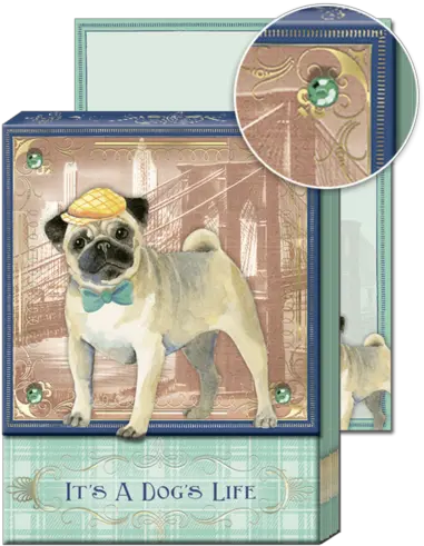 Brooklyn Pug Pocket Note Pad Pug Png Pug Transparent