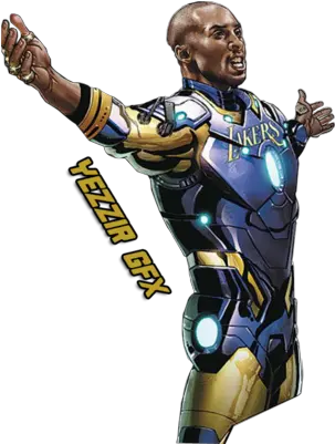 Kobe Bryant Marvel Character Ironman Psd Free Download Kobe Bryant Marvel Png Iron Man Icon Pack