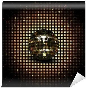 Gold Reflective Disco Ball Wall Mural Kaiser Wilhelm Memorial Church Png Gold Disco Ball Png