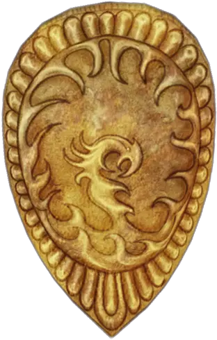 Golden Saint Shield Elder Scrolls Fandom Maa Ugra Tara Temple Png Gold Shield Png