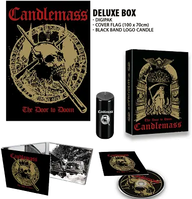 Candlemass The Door To Doomlimited Edition Deluxe Boxset Album Candlemass The Door To Doom Png Doom Logo