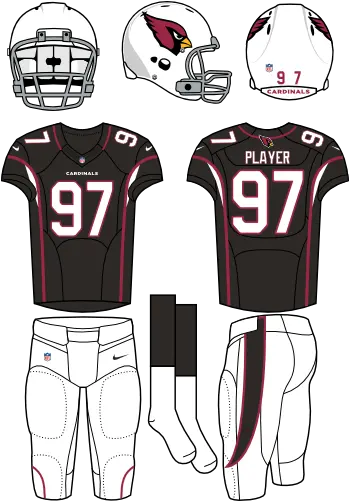 Arizona Cardinals Alternate Uniform Arizona Cardinals Alternate Jersey Png Arizona Cardinals Logo Png