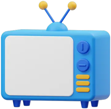 Tv Icon Download In Flat Style Horizontal Png Tv Icon Logo Png