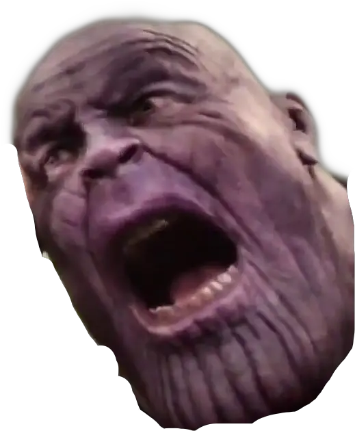 Thanos Freetoedit You Nut And She Keeps Sucking Thano Meme Png Thanos Head Transparent