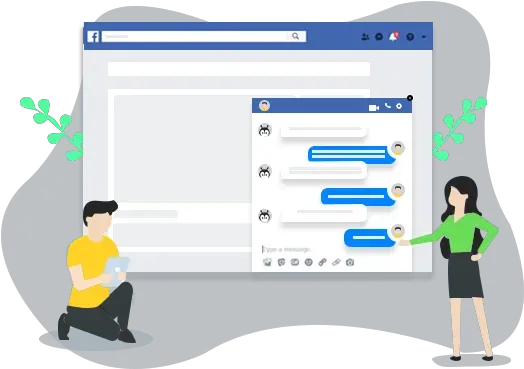 Chatbot For Facebook Messenger Bot Botpenguin Conversation Png Facebook Icon Penguin