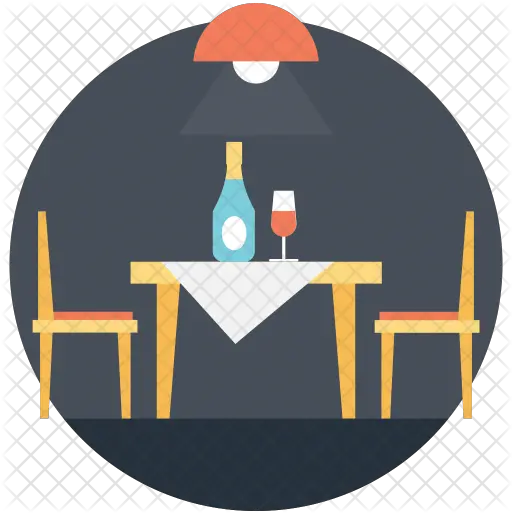 Candlelight Dinner Icon Dinner Date Graphic Png Dinner Icon