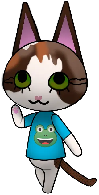 I Tried To Draw My Kitty Cat In Animal Crossing Style Fictional Character Png Grumpy Cat Icon