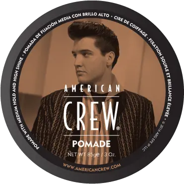 Download Hd The American Crew Pomade Featuring Elvis Presley American Crew Pomade Png Elvis Icon