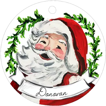 Face Ornament Illustration Png Santa Face Png