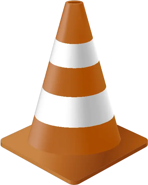 Brown Traffic Cone Vector Data For Free Svgvectorpublic Vertical Png Media Player Icon Vector