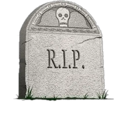 Rip Headstone Side View Transparent Png Gravestone No Background Rip Png