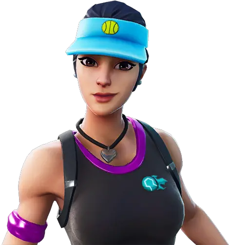New Leaked Upcoming Fortnite Tennis Themed Skin And Back Volley Girl Fortnite Skin Png Fortnite Images Png