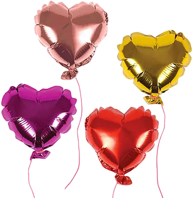 Mini Love Heart Foil Balloon Set By Meri Meri Mini Love Heart Balloon Png Heart Balloon Png