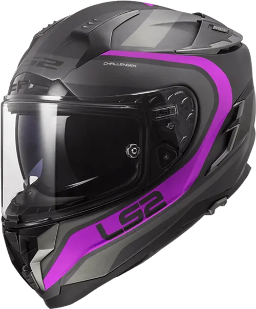 Ls2 Motorcycle Helmets 2019 Ls2 Challenger Gt Png Pink And Black Icon Helmet
