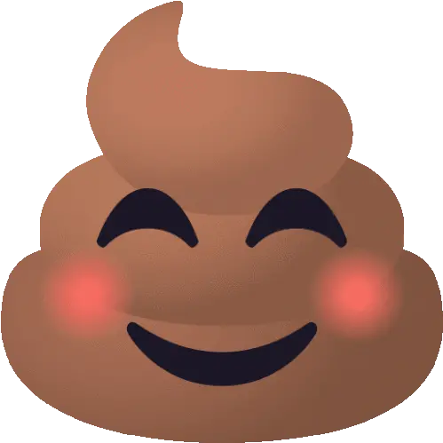 Blushing Pile Of Poo Gif Blushing Pileofpoo Joypixels Discover U0026 Share Gifs Happy Png Embarrassed Emoji Transparent