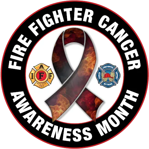 Fire Fighter Cancer Awareness Month Iaff Cancer Png Breath Of Fire 3 Icon