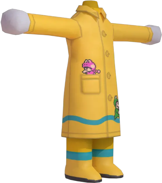 Nintendo Switch Super Mario Maker 2 Frog Mario Raincoat Fictional Character Png Super Mario Maker Png