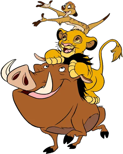 Download Simba Timon Pumbaa Timon And Pumbaa And Simbaa Pumbaa E Timon Vector Png Simba Png