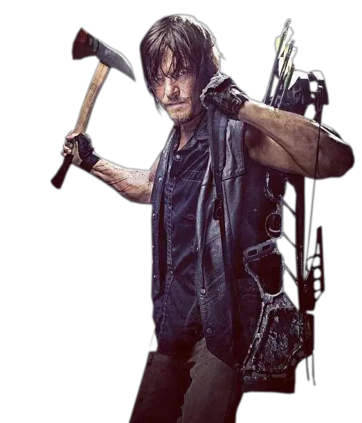 Daryl Dixon From The Walking Dead Daryl The Walking Dead Png Walking Dead Logo Png