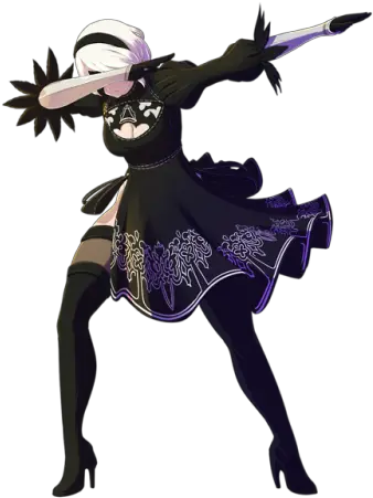 Download Nier Automata 2b Commission Steedoj Dab Nike Air Transparent Nier Automata 2b Png Air Png