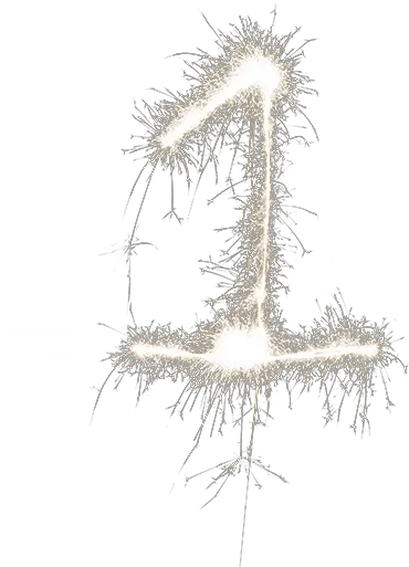 Sparkler Numbers Overlays Pine Png Sparkler Png