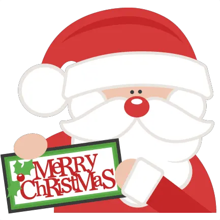 Merry Christmas Santa Svg Scrapbook Cut File Cute Clipart Cute Merry Christmas Free Png Christmas Pngs