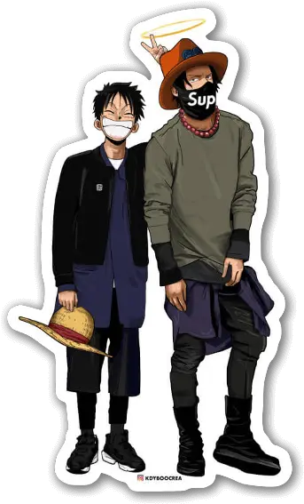 Luffy Ace Supreme Png Luffy Png