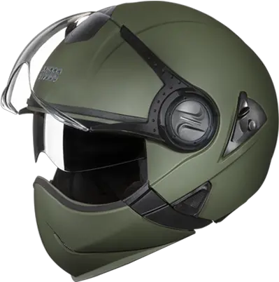 Studds Downtown Ff Matt Military Green Full Face Helmet Studds Png Military Helmet Png