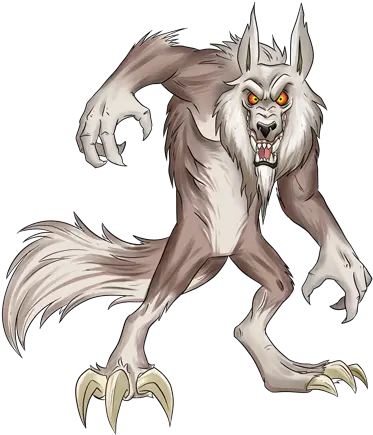 Splinterlands Fanart The Werewolf Howler Cartoon Png Werewolf Transparent